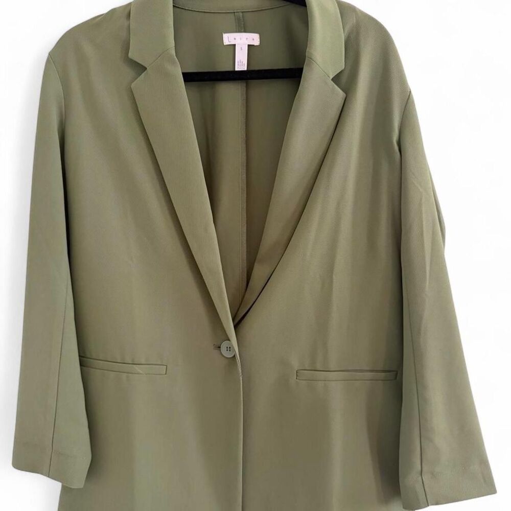 Leith Women's Green and Khaki Jacket